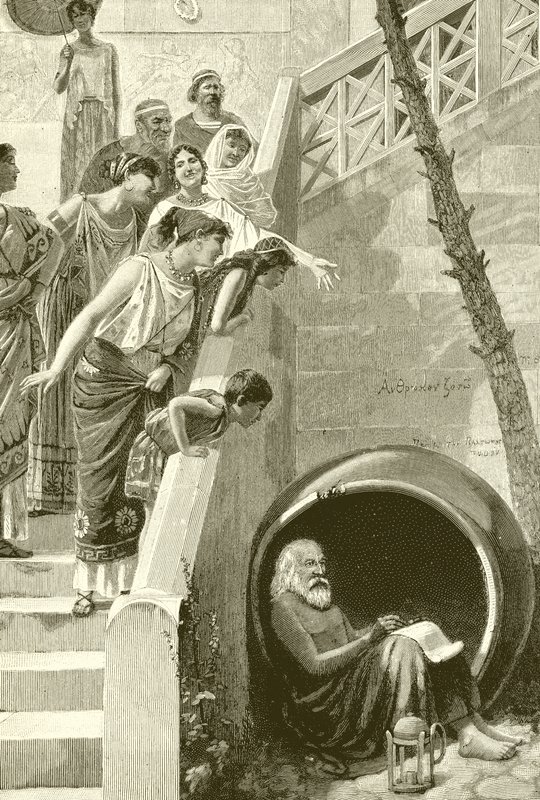 Diogenes autorstwa English School