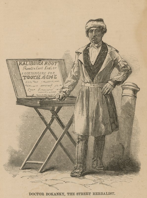 Doktor Bokanky, uliczny zielarz autorstwa English School