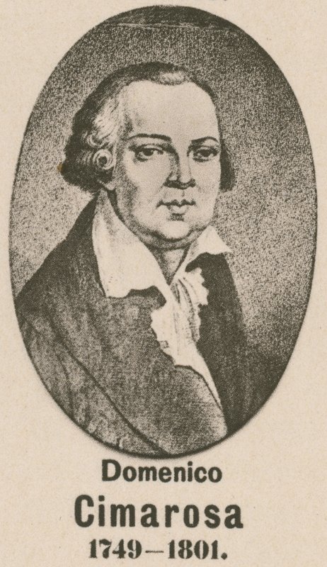 Domenico Cimarosa (wklęsłodruk) autorstwa English School