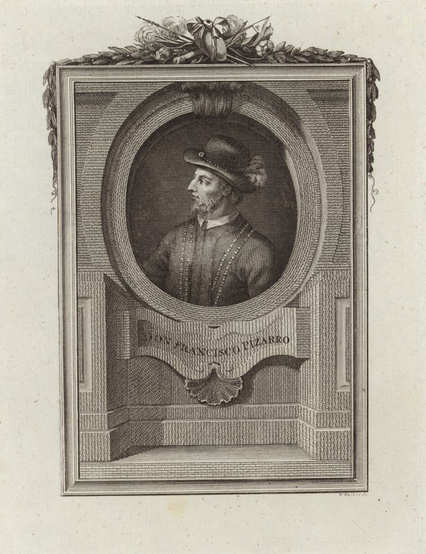 Don Francisco Pizarro autorstwa English School
