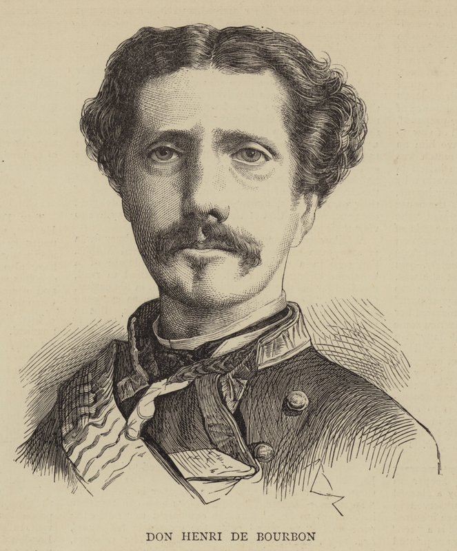 Don Henri de Bourbon (grafika) autorstwa English School