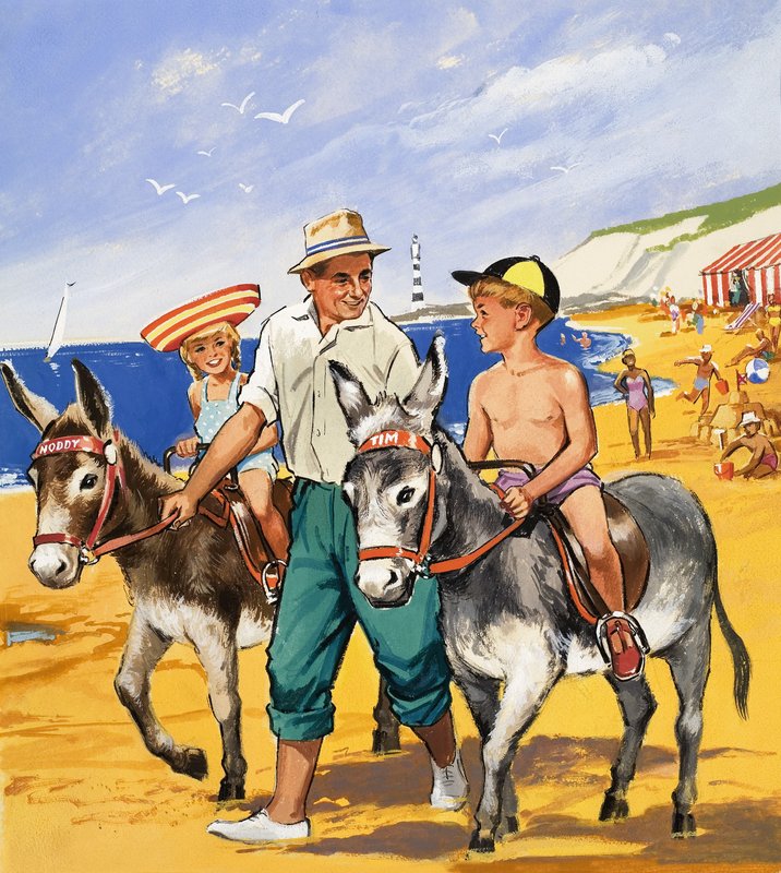 Jazda na osiołku po plaży? autorstwa English School
