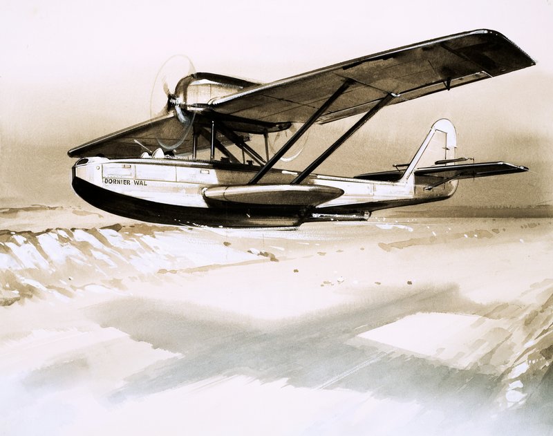 Dornier Wal, dwusilnikowa niemiecka łódź latająca autorstwa English School