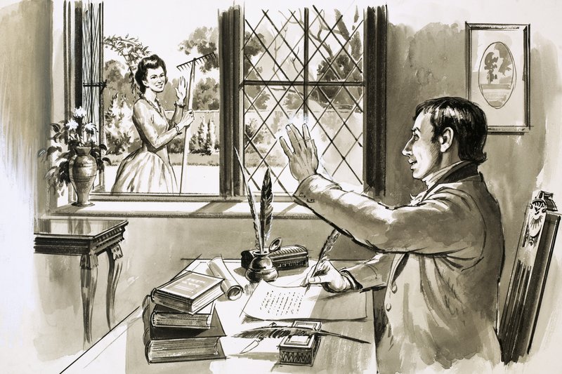 Dorothy Wordsworth była inspiracją wielu wierszy jej brata Williama autorstwa English School