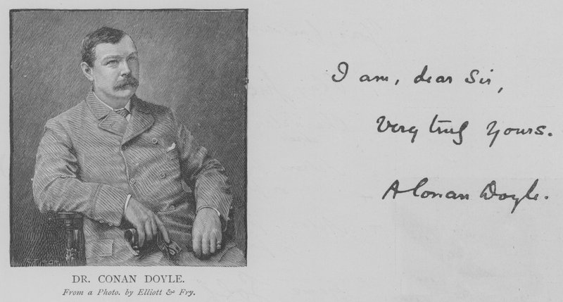Dr Conan Doyle (Grawerowanie) autorstwa English School