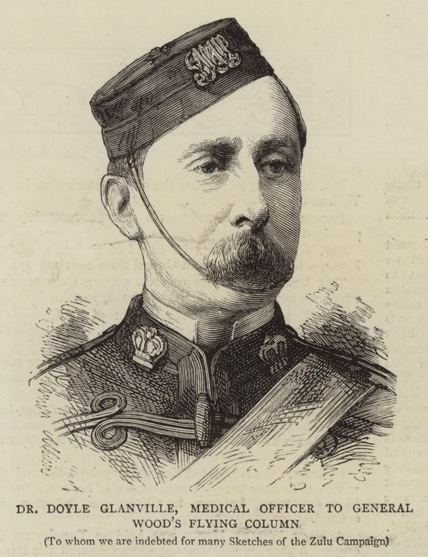 Dr Doyle Glanville, oficer medyczny do Latającej Kolumny Generała Wooda (rycina) autorstwa English School