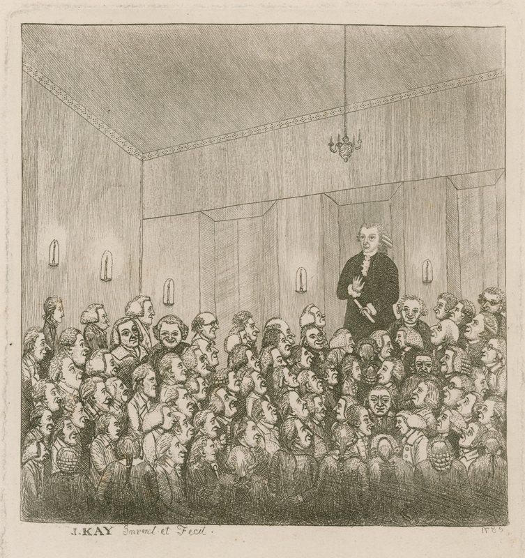 Dr Graham, Pall Mall, Londyn autorstwa English School