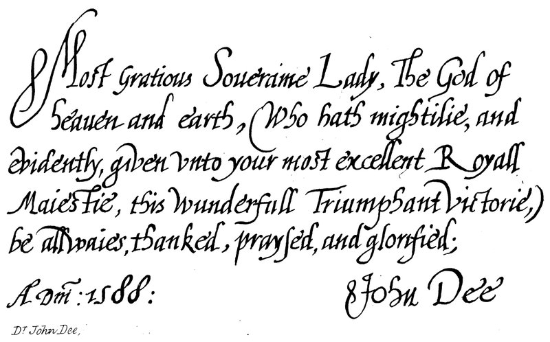 dr John Dee autorstwa English School