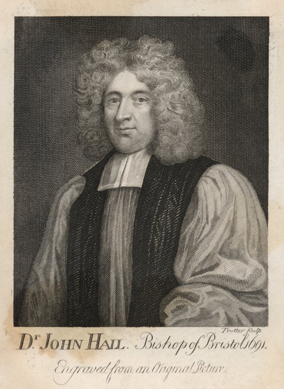 Dr John Hail, biskup Bristolu w 1691 r. autorstwa English School
