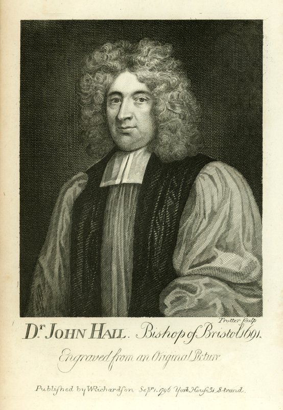 Dr John Hall, biskup Bristolu autorstwa English School