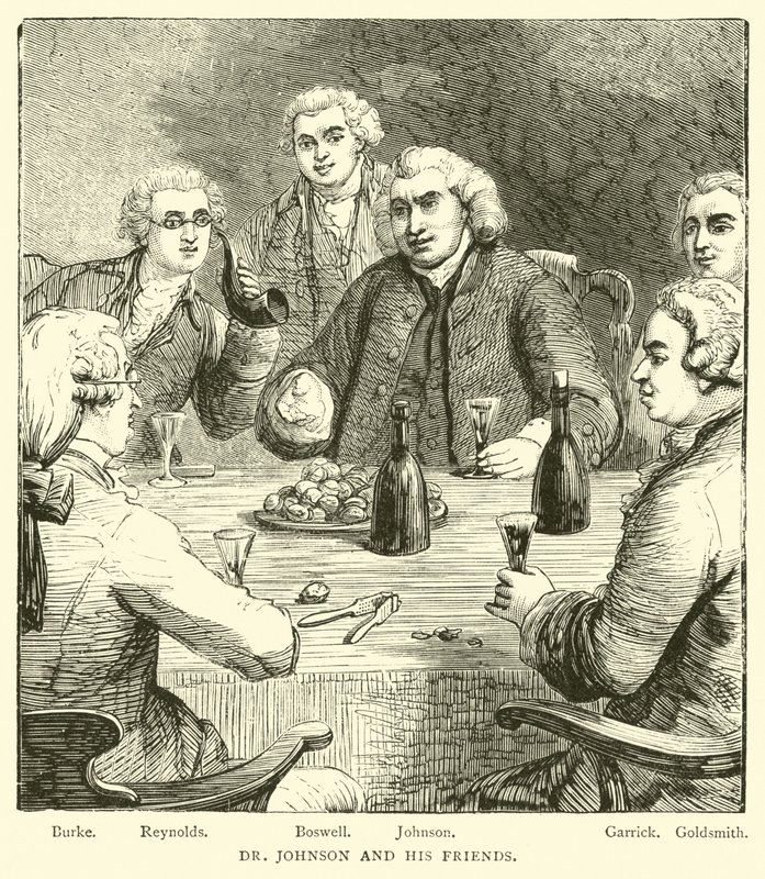 Dr Johnson i jego przyjaciele autorstwa English School