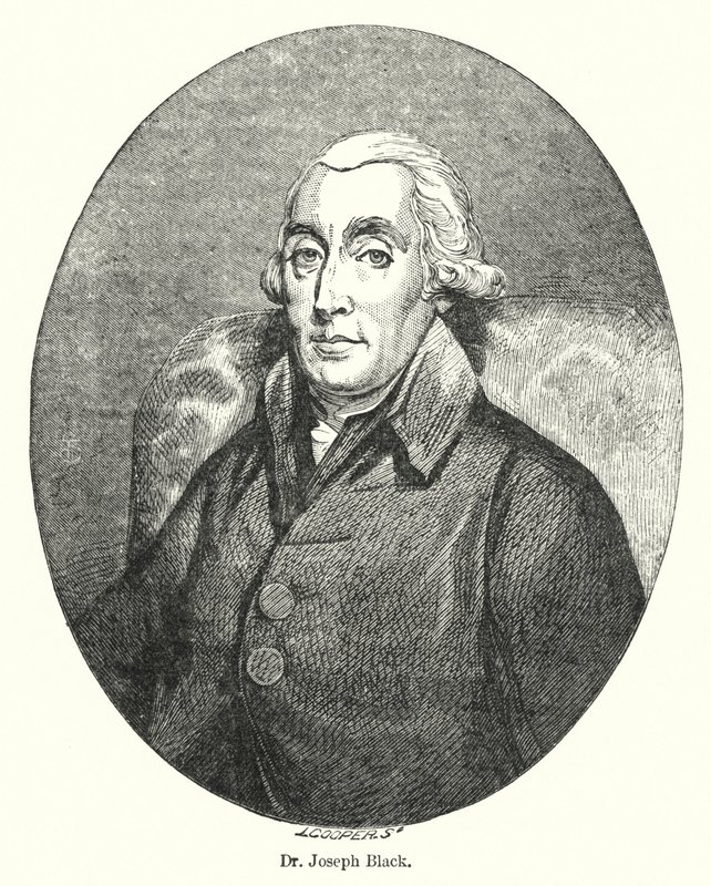 Dr Joseph Black (grawerunek) autorstwa English School