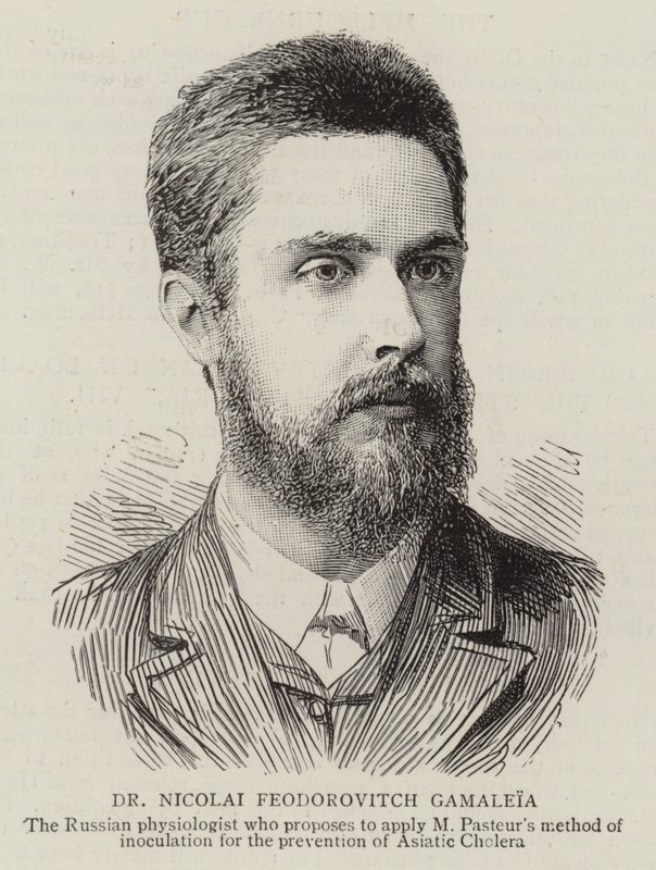 Dr Niklai Fiodorovich Gamleya (grafika) autorstwa English School