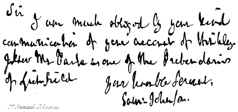 dr Samuel Johnson autorstwa English School