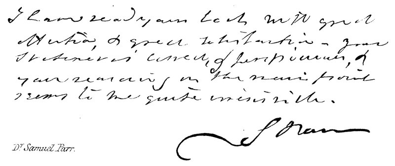 dr Samuel Parr autorstwa English School