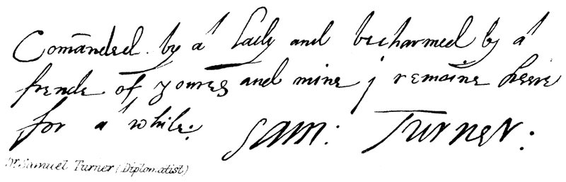 Dr Samuel Turner (dyplomata) autorstwa English School