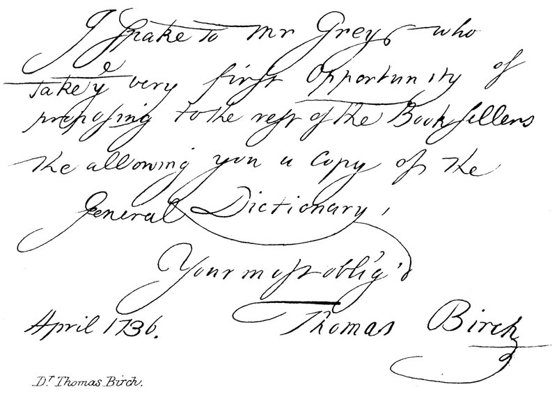 dr Thomas Birch autorstwa English School