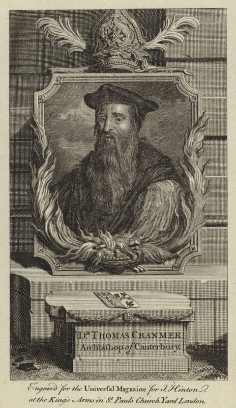 Dr Thomas Cranmer, arcybiskup Canterbury autorstwa English School