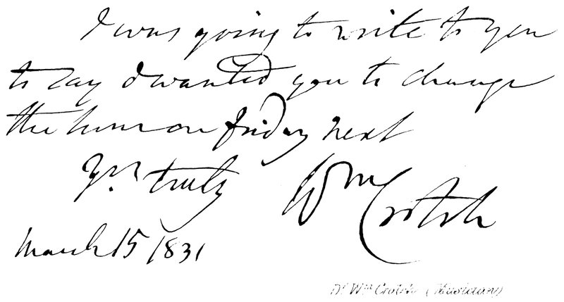 Dr Wm Crotch, (muzyk) autorstwa English School