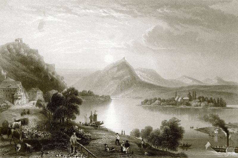 Drachenfels autorstwa English School