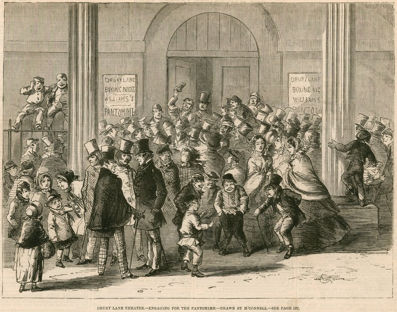 Drury Lane Theatre, Londyn - angażowanie do Pantomimy autorstwa English School