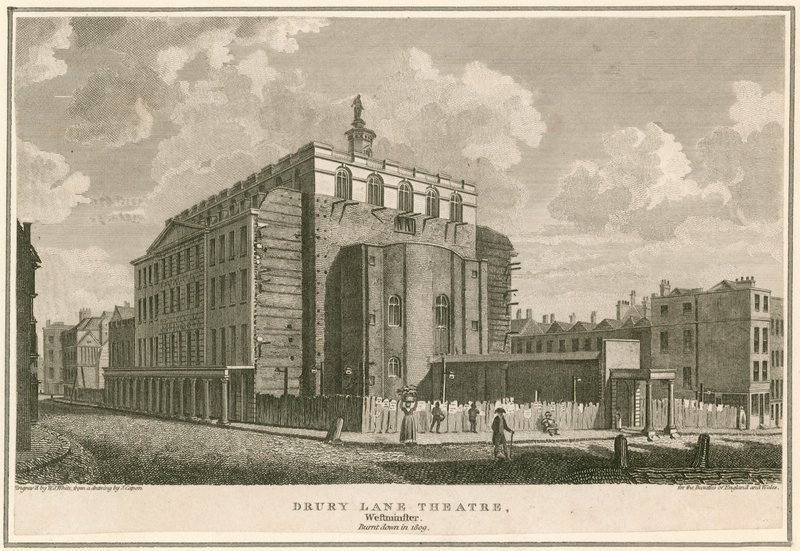 Drury Lane Theatre, Westminster, Londyn autorstwa English School