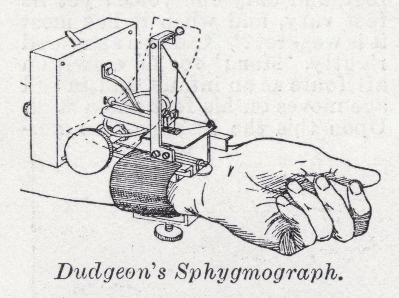 Sfigmograf Dudgeona (lito) autorstwa English School