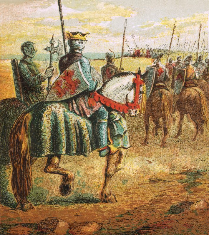 Książę Robert jedzie do Palestyny autorstwa English School