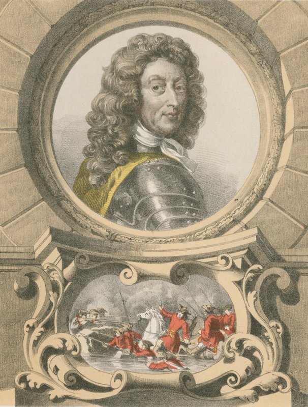 Książę Schombierc, pułkownik Pierwszej Royals autorstwa English School