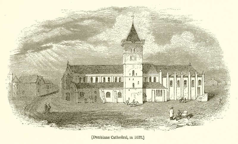 Katedra Dunblane, w 1620 autorstwa English School