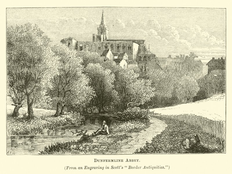 Opactwo Dunfermline autorstwa English School