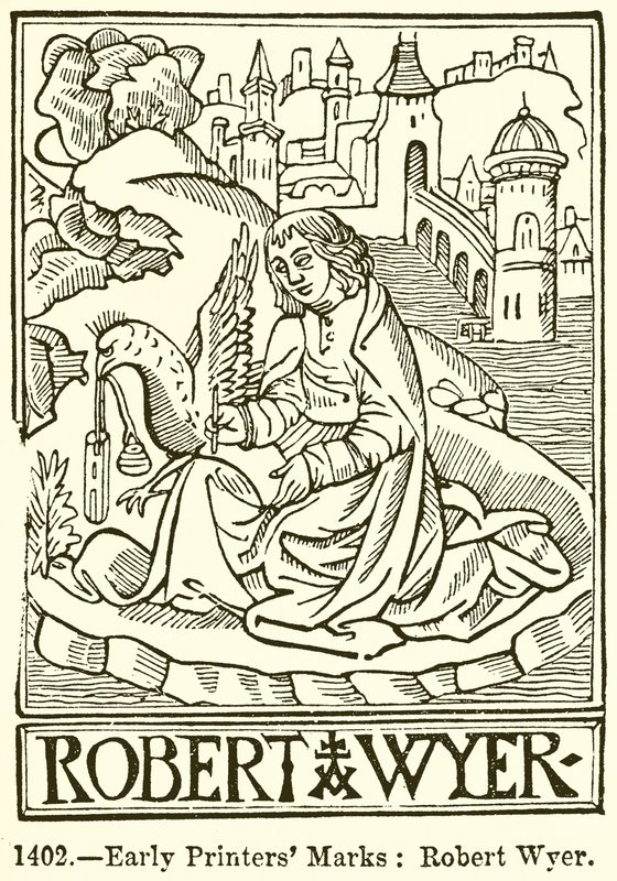 Wczesne znaki drukarskie: Robert Wyer autorstwa English School