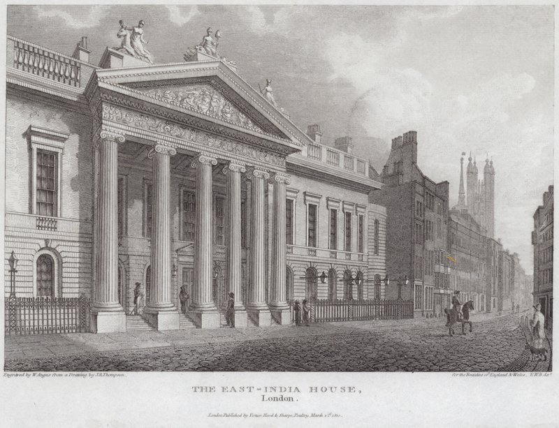 Wschodnioindyjski dom przy Leadenhall Street autorstwa English School