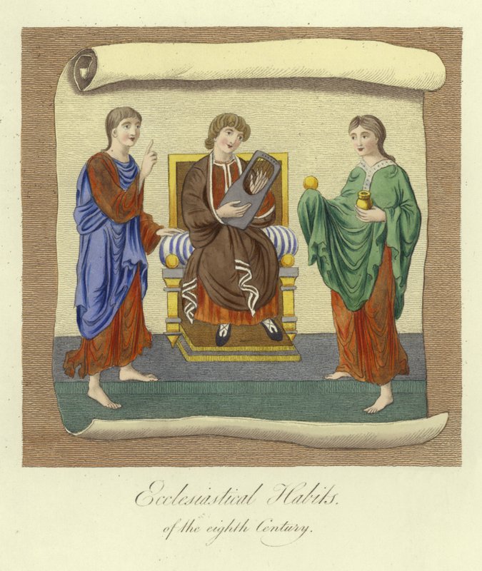 Nawyki kościelne z VIII wieku autorstwa English School