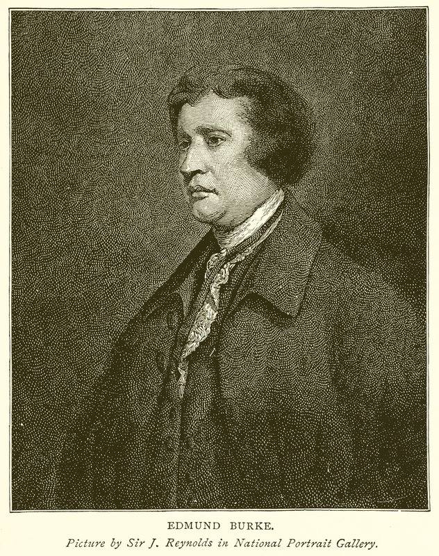 Edmund Burke autorstwa English School
