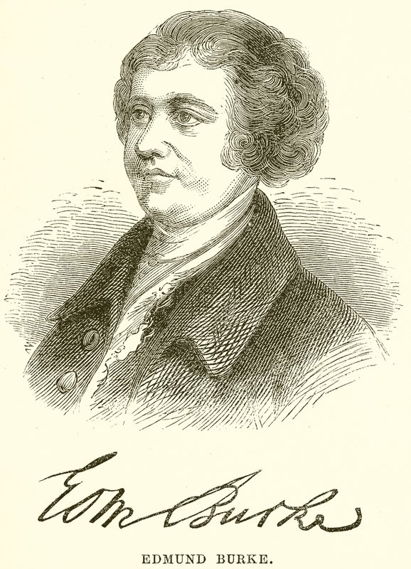 Edmund Burke autorstwa English School