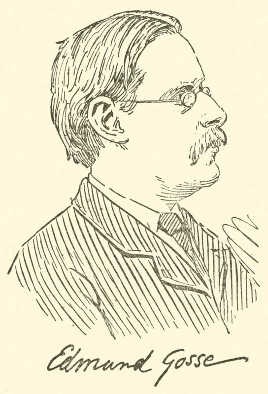 Edmund Gosse (rycina) autorstwa English School