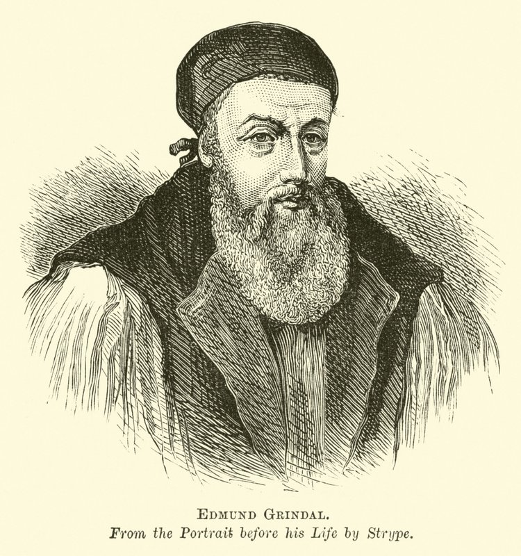 Edmund Grindal autorstwa English School