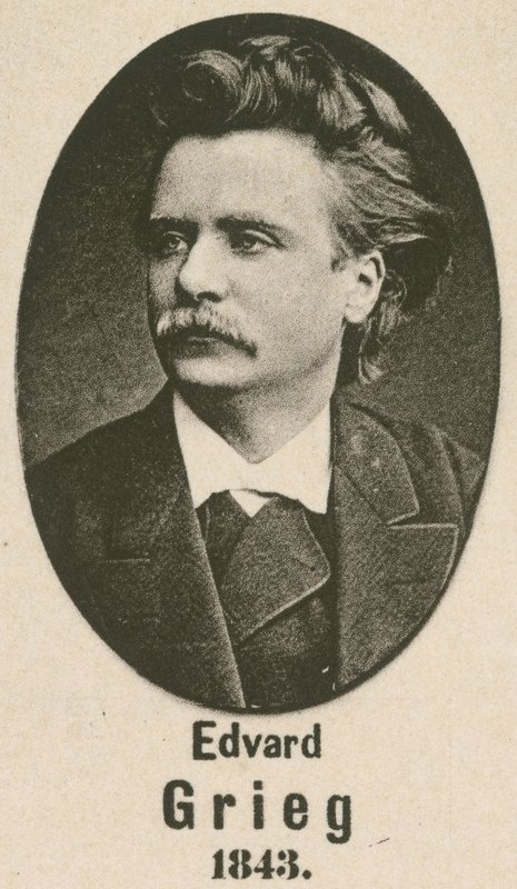 Edvard Grieg (Grawerowanie) autorstwa English School
