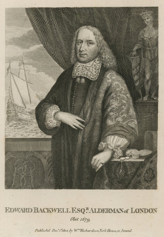 Edward Backwell, radny Londynu autorstwa English School