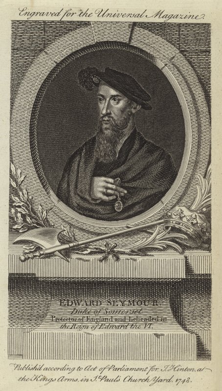 Edward Seymour, książę Somerset, protektor Anglii i ścięty za panowania Edwarda VI autorstwa English School
