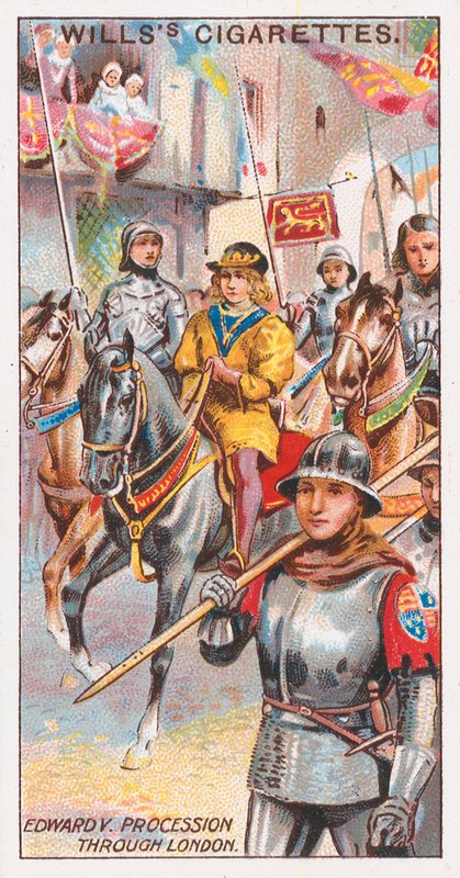 Procesja Edwarda V przez Londyn autorstwa English School