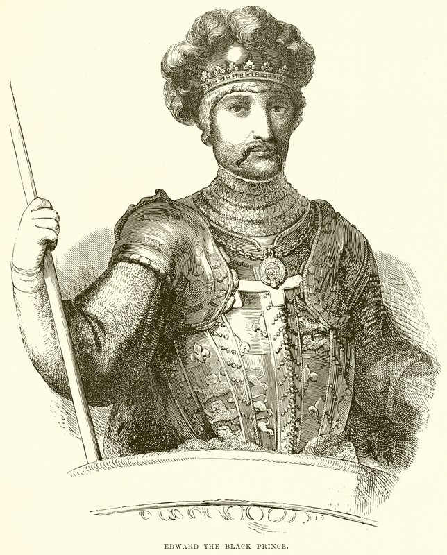 Edward Czarny Książę autorstwa English School