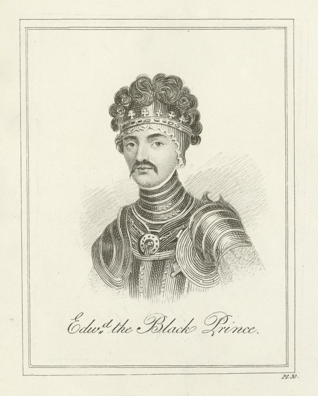 Edward Czarny Książę autorstwa English School