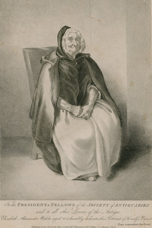 Elżbieta Aleksander, wdowa, lat 104 autorstwa English School