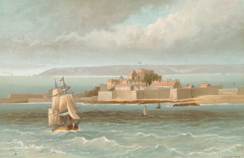 Zamek Elżbiety — Jersey autorstwa English School