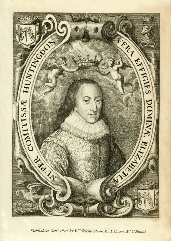 Elżbieta, hrabina Huntington autorstwa English School