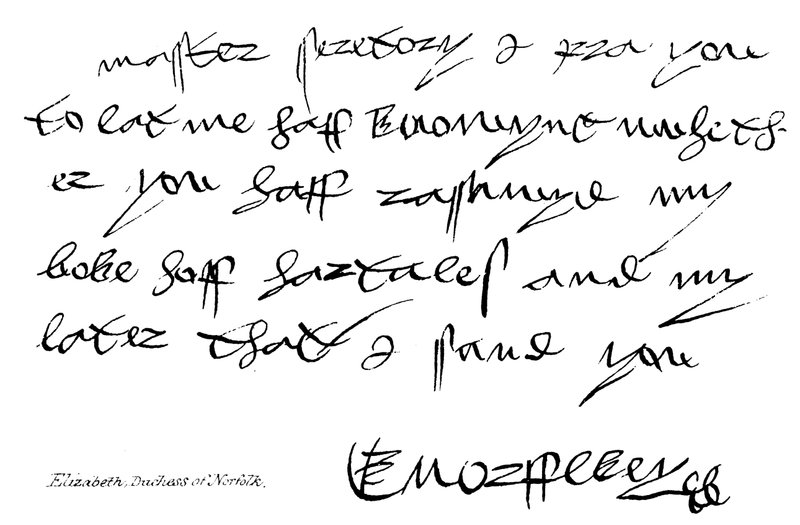 Elżbieta, księżna Norfolk autorstwa English School