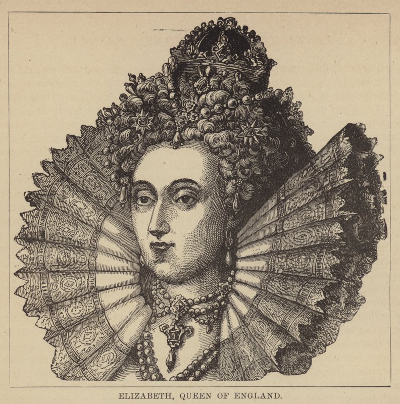 Elżbieta, królowa Anglii (grafika) autorstwa English School