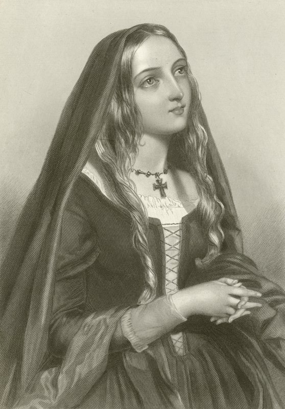 Elżbieta z Woodville, królowa króla Edwarda IV autorstwa English School